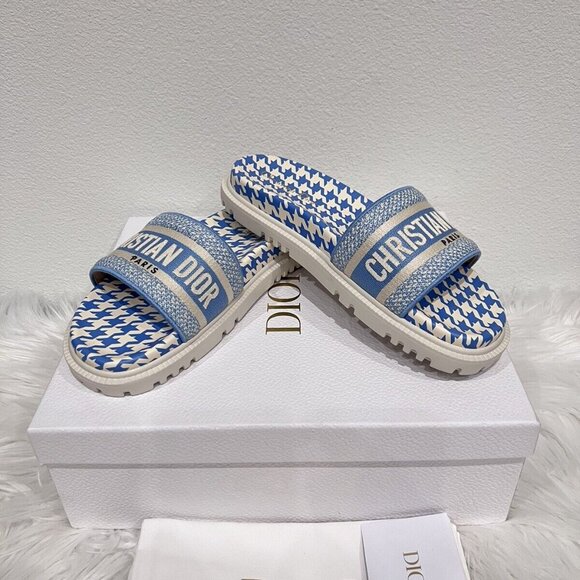 Christian Dior DWAY Logo Dcross Dioract Dclub Evolution Sandal Slide 39.5/40 - Picture 3 of 10